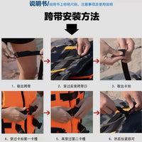 Adult Inflatable Life Vest for Swimming, Fishing, and Boating - High Buoyancy, Portable, Anti-Flip Design