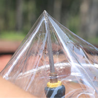 Transparent Waterproof Tarpaulin with Reinforced Edges and Grommets for Outdoor Protection
