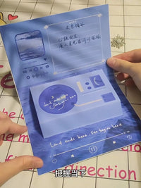 Recordable Music Greeting Card DIY Handmade Gift for Birthday Christmas