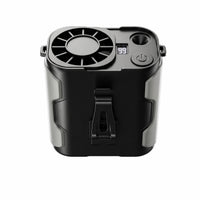 Portable Rechargeable Waist Clip Fan with Lanyard, Mini Handheld Personal Fan for Outdoor Use