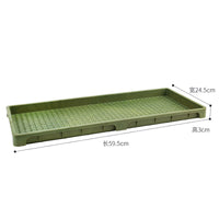 Rice Seedling Tray for Planters and Nurseries, Durable Plastic Cultivation Plate