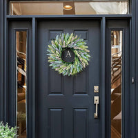Artificial Lavender and Grass Wreath for Door and Home Decor