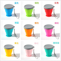 Collapsible Silicone Travel Cup Portable Folding Water Bottle for Outdoor Activities