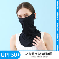 Summer Outdoor Cycling UV Protection Neck Gaiter Face Mask for Women