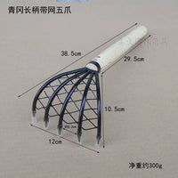 5-Prong Hand Rake for Gardening, Bonsai, and Shellfish Harvesting