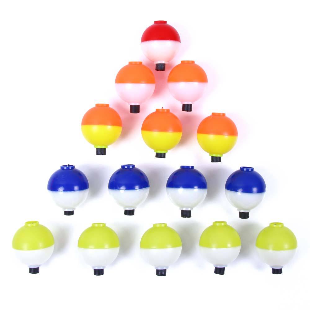 Dual-Color Fishing Float for Sea and Rock Fishing, 8g Round Ball Lure Accessory
