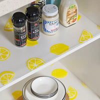Refrigerator Drawer Liner, Non-Slip, Washable, Avocado Print Shelf Liner for Kitchen Cabinets and Tables