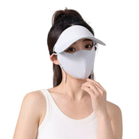 Summer Outdoor UV Protection Face Mask with Brim
