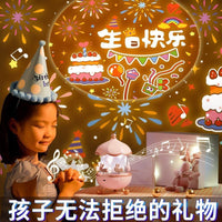 Wanhu Rotating Princess House Night Light Projector for Girls, Eye-Caring LED Lamp with Music Box Function