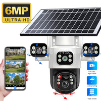 HD Solar Powered WiFi Outdoor Security Camera with Night Vision and Two-Way Audio