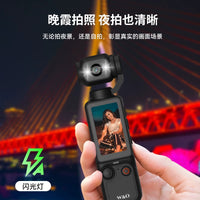 Portable HD Action Camera with 180° Rotating Lens for Vlogging and Outdoor Sports