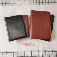 A5/B5 Simple Business Magnetic Buckle 6/9-Hole Loose-Leaf Notebook with Replaceable Core