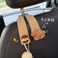 Car Seat Back Hooks for Bags and Purses, Vehicle Headrest Organizer Hanger, 2 Pairs