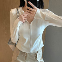 Women's UV Protection Sun Protection Jacket, Ice Silk Breathable Outdoor Thin Coat for Summer Sports