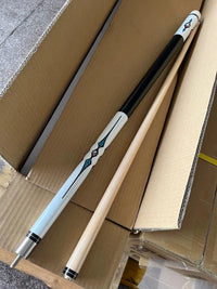 Black 8 Pool Cue Stick Nine Ball Chinese Black Eight Maple 13MM Split Two-Piece American Billiard Cue for Beginners
