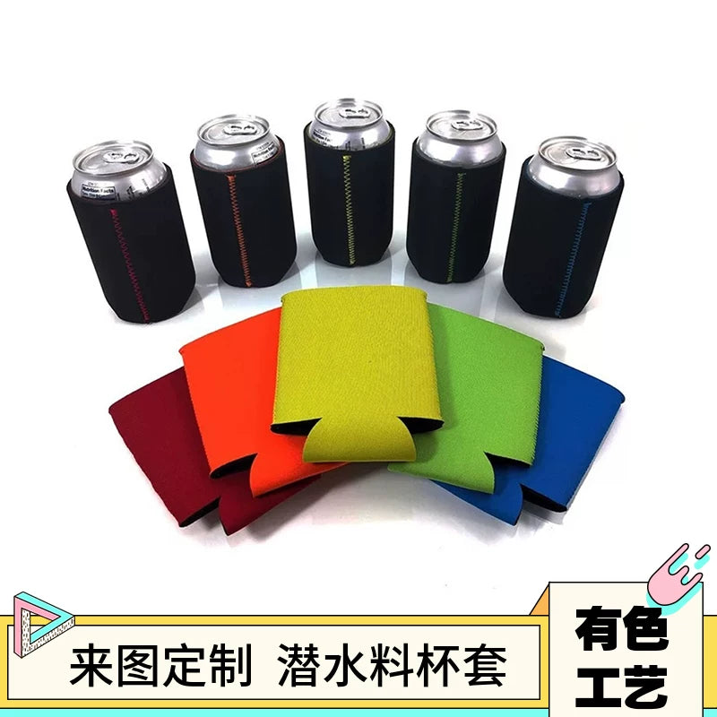Neoprene Insulated Can and Bottle Sleeve for Drinks, Beer, Soda, and Water Bottles
