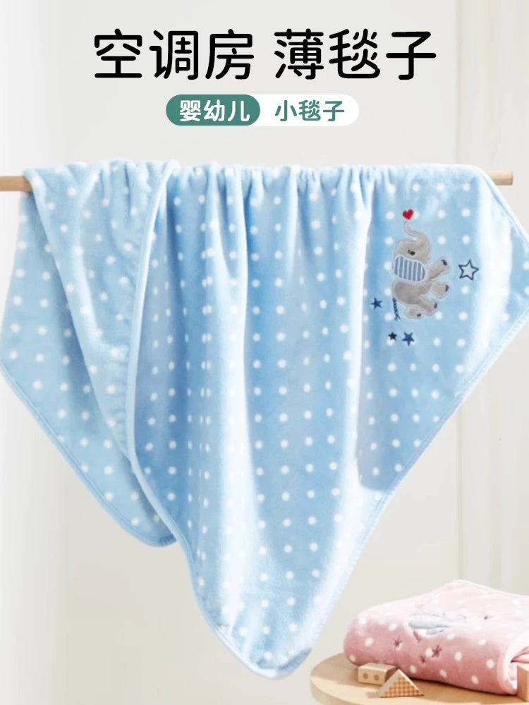 Baby Air Conditioning Blanket Thin Nap Blanket for Kids