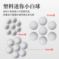 Mini Golf Practice Balls ABS Plastic Lightweight Desktop Entertainment