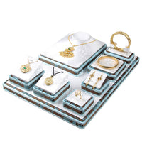Chinese Vintage Fabric Jewelry Display Set for Necklaces, Bracelets, and Pendants