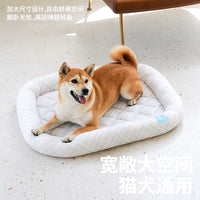 ZEZE Summer Pet Cooling Mat for Dogs and Cats, Breathable and Soft Sleeping Pad