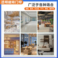 Magnetic PVC Strip Door Curtain for Commercial Cold Air Insulation and Wind Protection