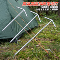 Galvanized Steel Tent Stakes for Outdoor Camping and Canopy