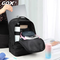GOX Insulated Lunch Bag Backpack for Women, Aluminum Foil Thermal Bento Box Carrier