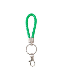 Handmade Braided Leather Rope Car Keychain for Men and Women, Waist Hanging Couple Bag Ornament Key Ring
