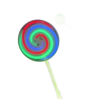 Lollipop Glow Stick Spinner Toy for Kids, Disposable Luminous Rotating Gyro