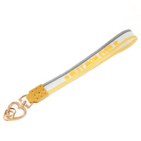 Christmas Embroidered Letter Keychain Bag Charm