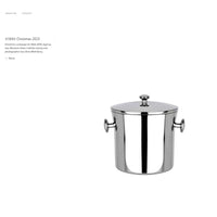 Modern American Style Stainless Steel Ice Bucket for Wine and Champagne, Home Bar or Outdoor Use