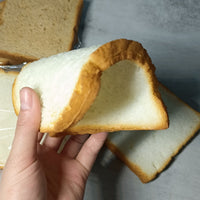Realistic PU Foam Toast Bread Slice Model for Display, Props, or Prank Toy