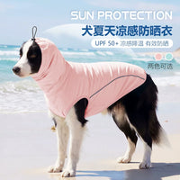Pet Cooling Sun Protection Vest for Medium to Large Dogs, UPF50+ Breathable Summer Apparel