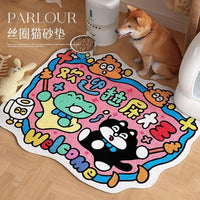 Pet Litter Mat with Anti-Tracking and Splash-Proof Design for Cats and Dogs