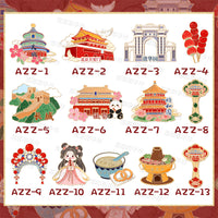 Forbidden City Brooch Pin Souvenir Gift for Kids and Friends