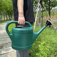 Large Capacity Long Spout Watering Can with Detachable Sprinkler Head for Garden Plants