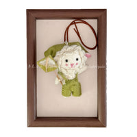 Handmade Felt Sheep Keychain Bag Charm Car Ornament