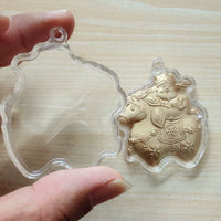 God of Wealth Acrylic Keychain Bag Charm