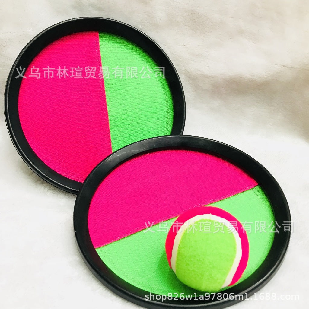 Hot Selling Sticky Target Ball Racket Set for Throwing and Catching Games - Suction Cup Ball Toss Toy