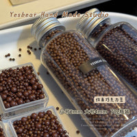 Miniature Simulation Chocolate Chips for DIY Crafts, Slime, and Nail Art Decoration