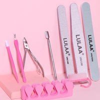 Nail File and Buffer Kit for Manicure and Pedicure, Dead Skin Remover, Nail Art Tools for Beginners and Professionals
