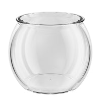 Transparent Desktop Fish Tank with Base and Oxygen Pump for Goldfish and Turtles