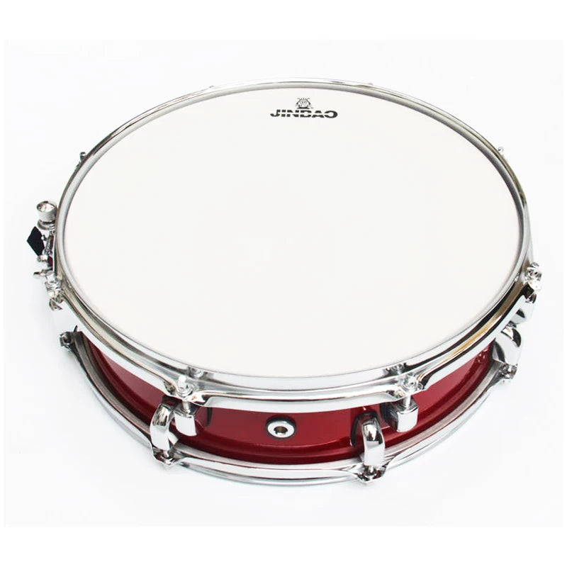 Jinbao 14-inch Birch Snare Drum for Drum Kits, Cherry Red