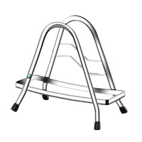 Thickened Stainless Steel Chopping Board Rack Pot Lid Holder Kitchen Countertop Organizer Triangle Storage Shelf