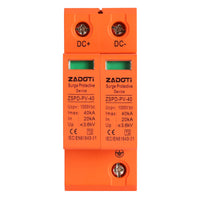 DC 1000V 2P 3P 40KA Photovoltaic Surge Protector SPD for Solar Systems