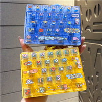 26-Key Fidget Keyboard Keychain for Stress Relief, Bag Charm, and Party Favor