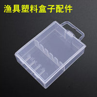 PP Plastic Storage Box for Fishing Space Beans, Transparent Organizer Case for Small Parts and Accessories