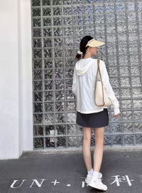 Women's UV Protection Sun Hoodie - Lightweight Ice Silk Cardigan for Outdoor Summer