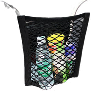 Car Seat Storage Mesh Net Organizer for Kids and Pet Barrier, Backseat Cargo Pocket