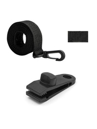 Outdoor Camping Tent Tarp Windproof Rope Clip Set for Pool Cover